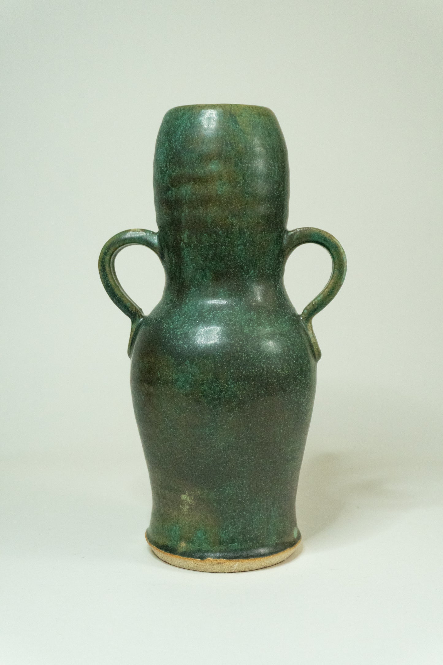 turquoise/matte green large vase