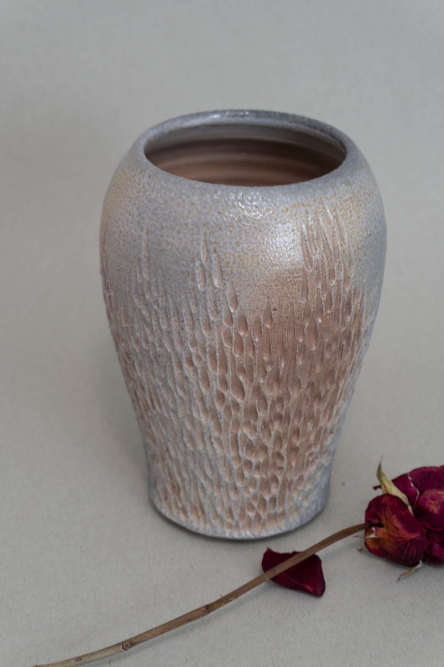 wood fired vase